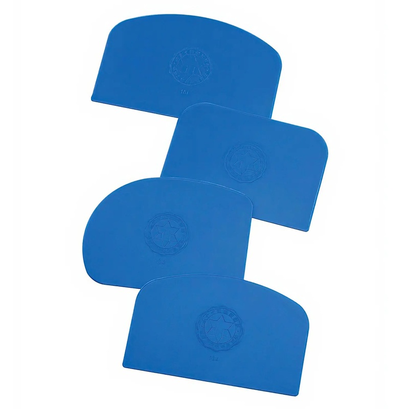 Kotobukikakoseiki Nylon Dough Scraper Set of 4