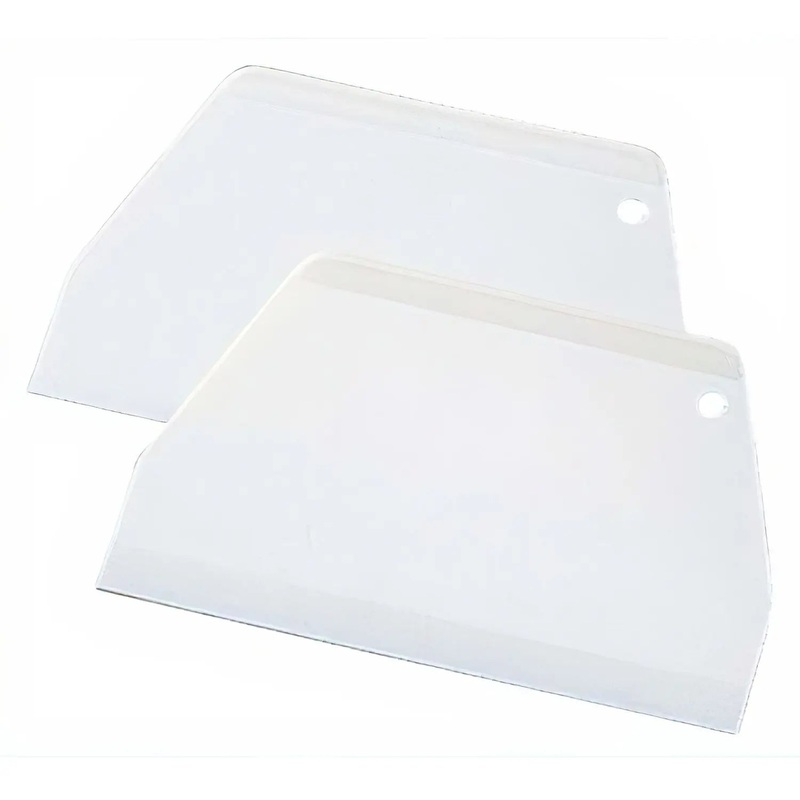 Kotobukikakoseiki Polypropylene Dough Scraper Set of 2