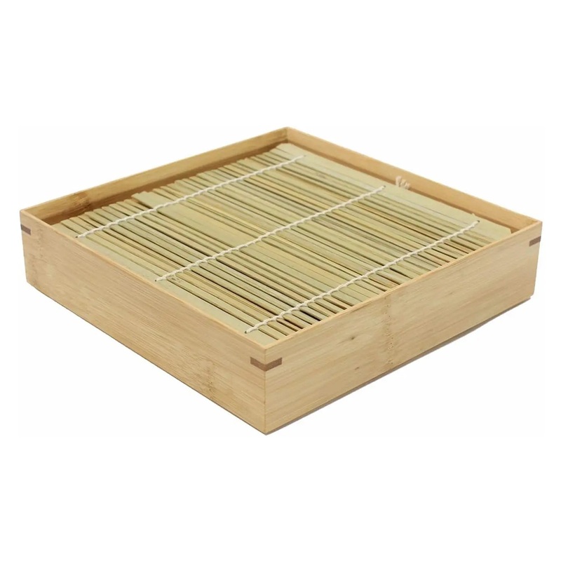 Manyo Bamboo Square Soba Serving Box