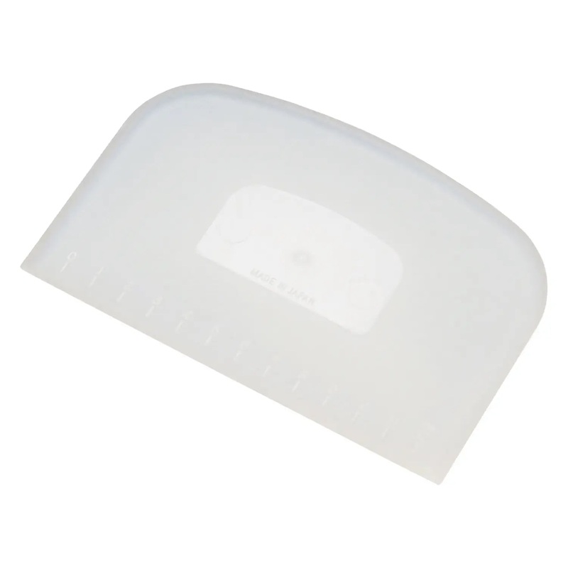Tigercrown Cake Land Polyethylene Dough Scraper with Scale
