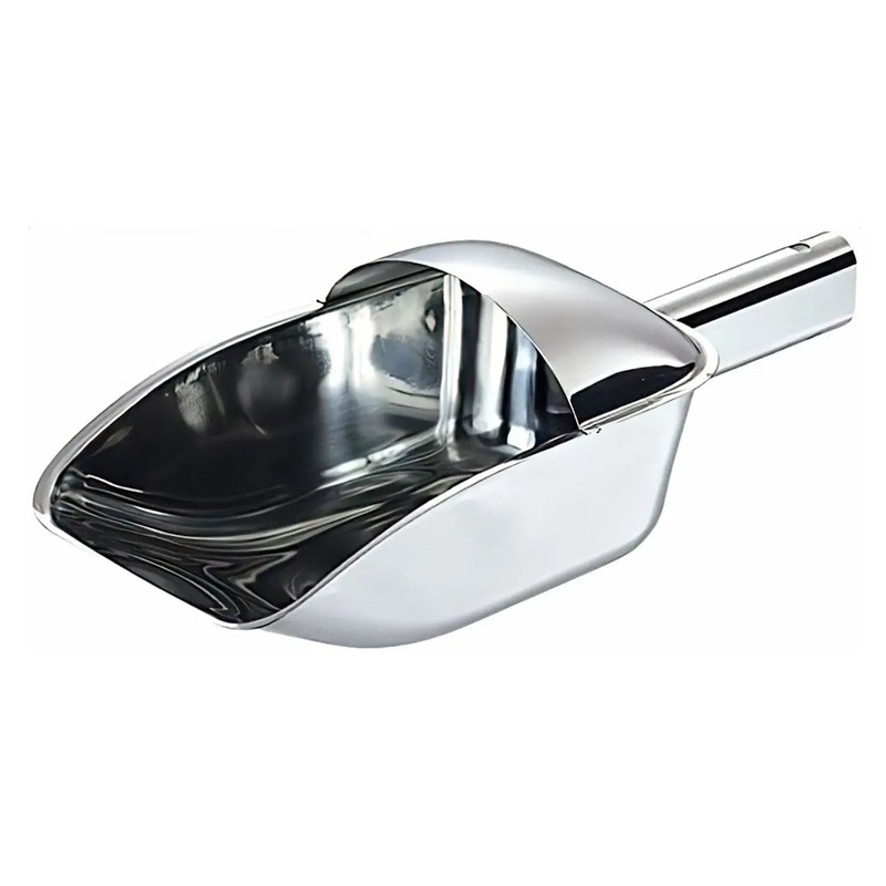Wadasuke Stainless Steel Ice Scoop with Anti-spill Guard