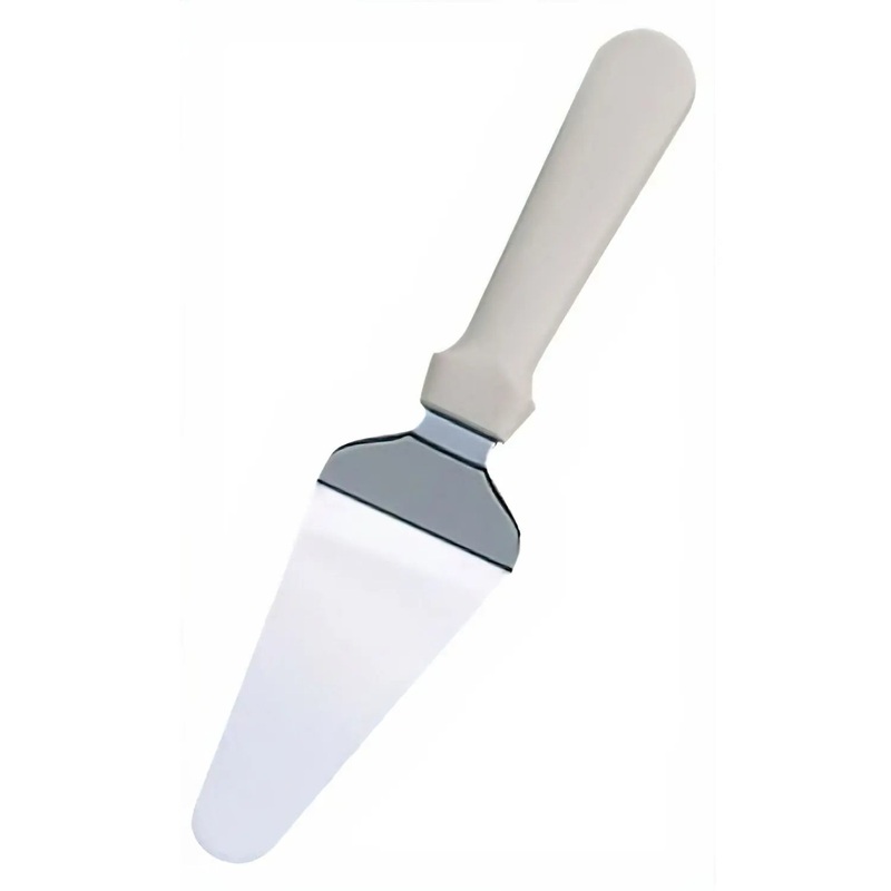 EBM Stainless Steel Cake Server with Plastic Handle