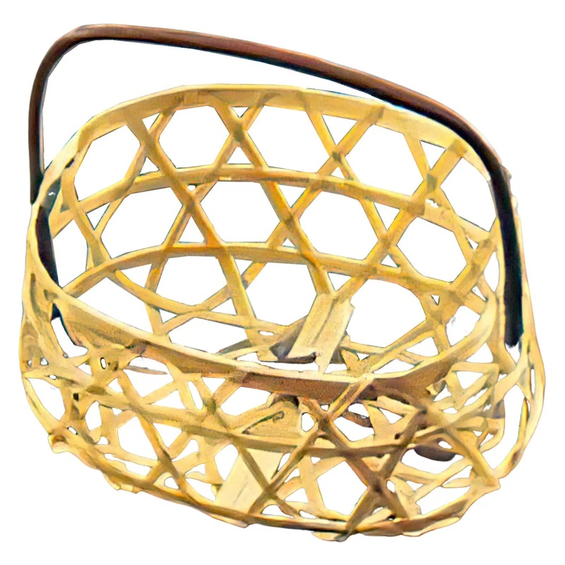 Manyo Bamboo Small Serving Basket with Handle