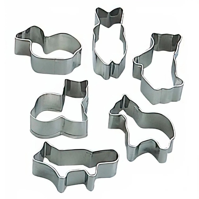 Shimotori Stainless Steel Cookie Cutter 6 pcs