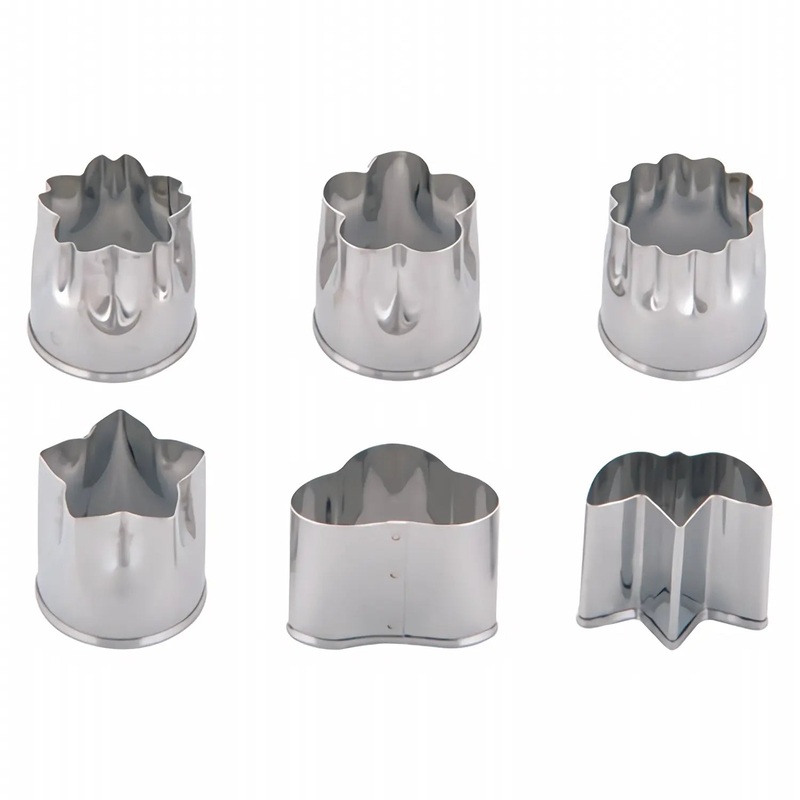 Shimotori Stainless Steel Cookie Cutter 6 pcs Set B
