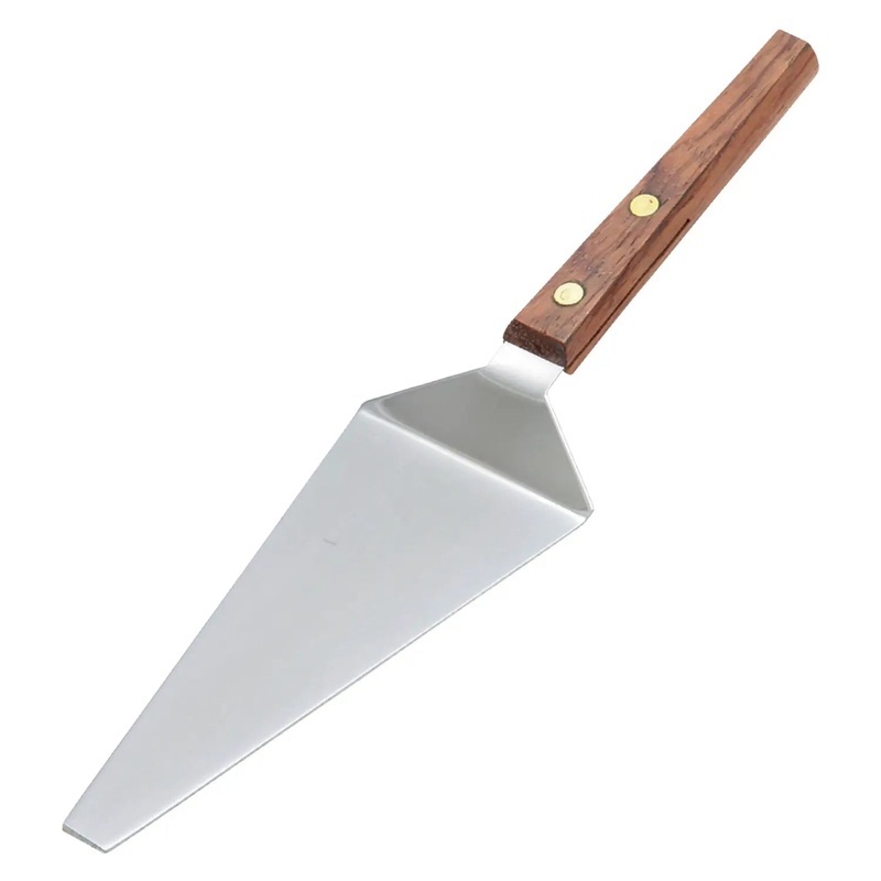 Tigercrown Cake Land Stainless Steel Cake Server with Wooden Handle