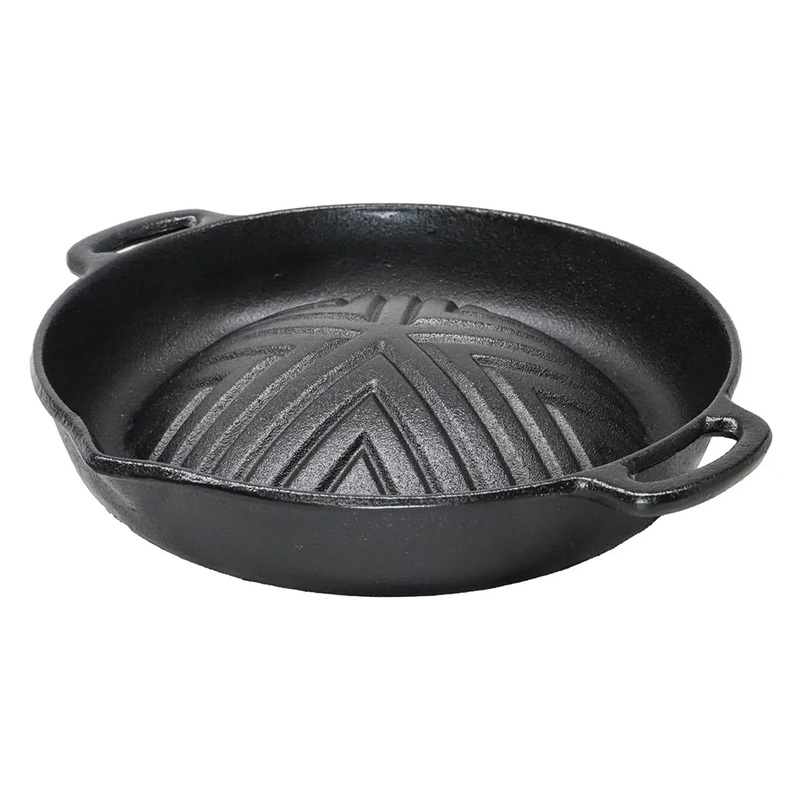 Asahi Chuzo Cast Iron Deep Genghis Khan Grill Pan