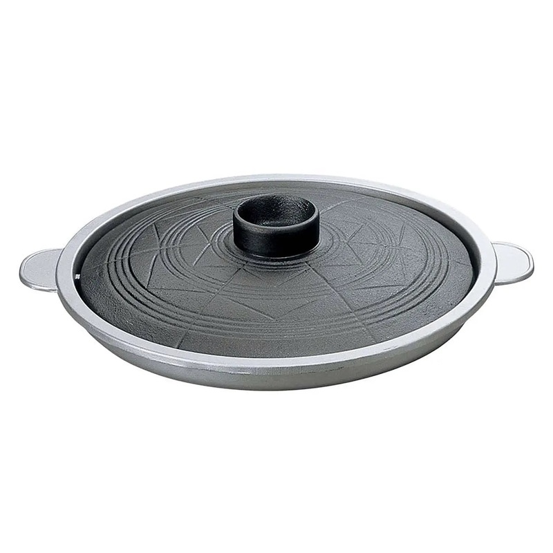 EBM Aluminum Yakiniku Barbecue Griddle with Lid