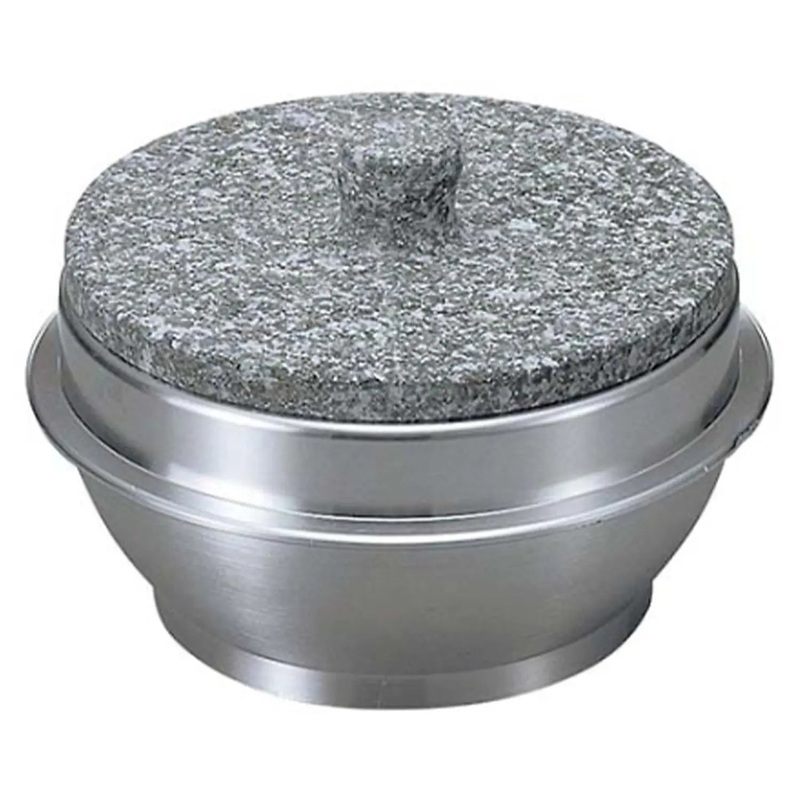 EBM Jangsu Stone Aluminum Coating Bibimbap Bowl with Stone Lid