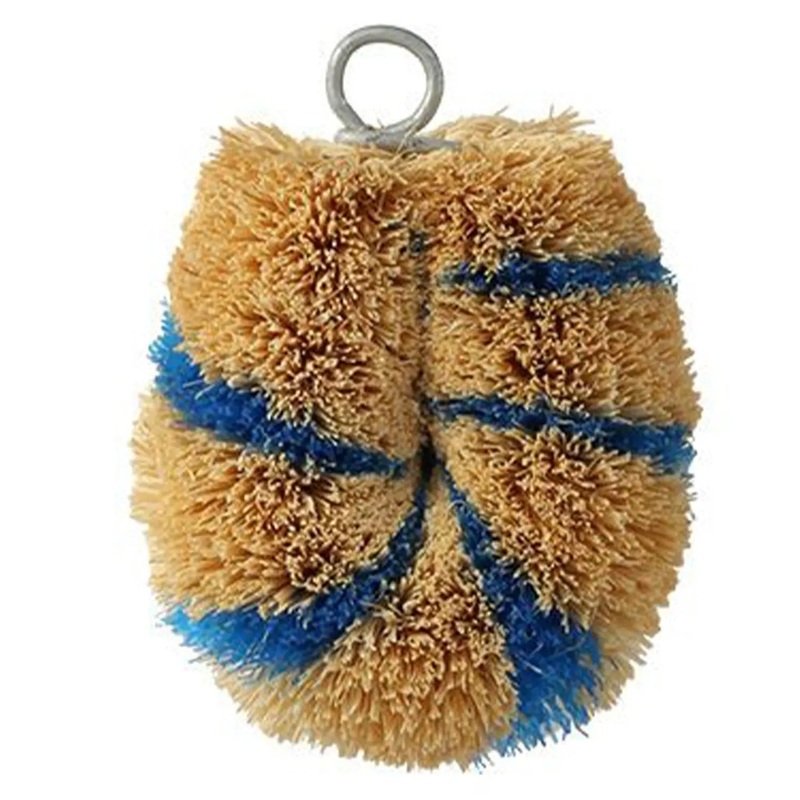 Kamenoko Tawashi Palm Striped Mini Scrub Brush