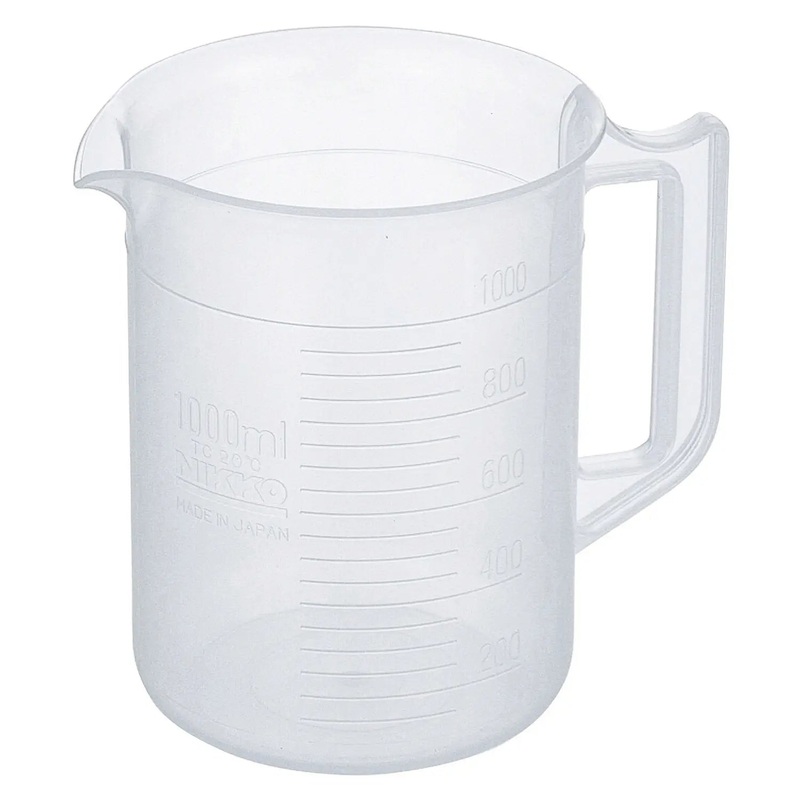 Sanplatec Polypropylene Measuring Cup with Handle