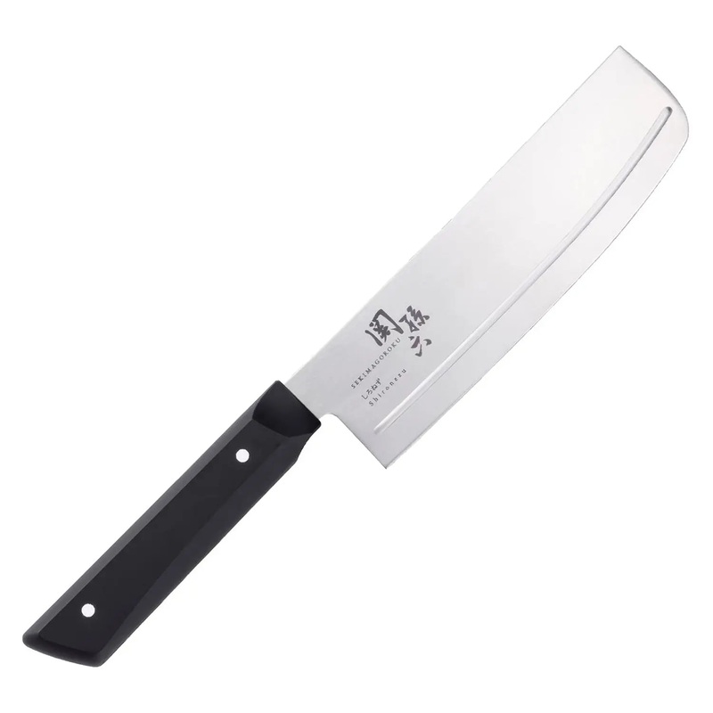 Seki Magoroku Shironezu Stainless Steel Nakiri Knife 150mm
