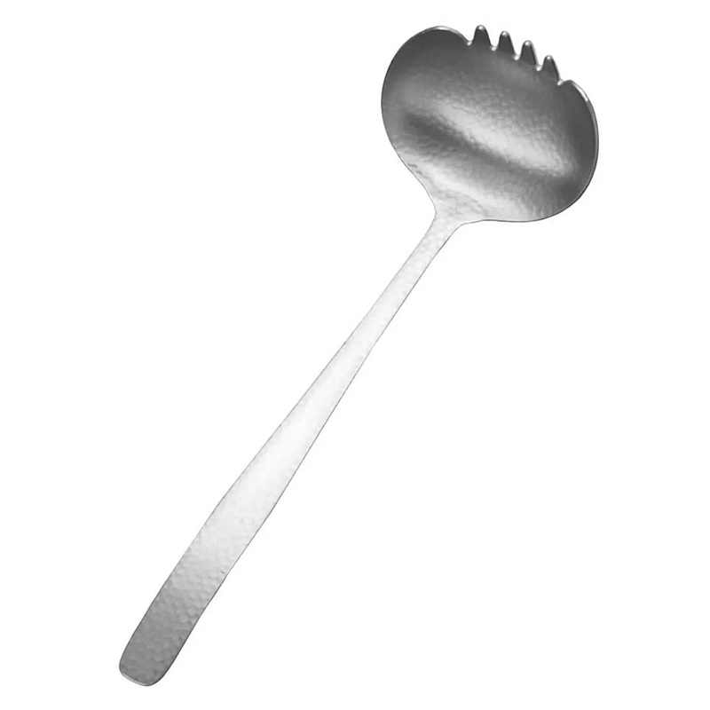 Wada Nagomi Ecoclean Stainless Steel Hammered Fork Ladle