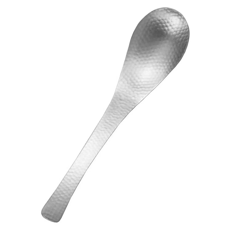 Wada Nagomi Ecoclean Stainless Steel Hammered Renge Spoon