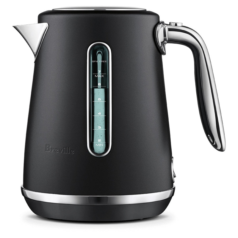 Breville BKE735BTR Soft Top Luxe Kettle with Cord Storage