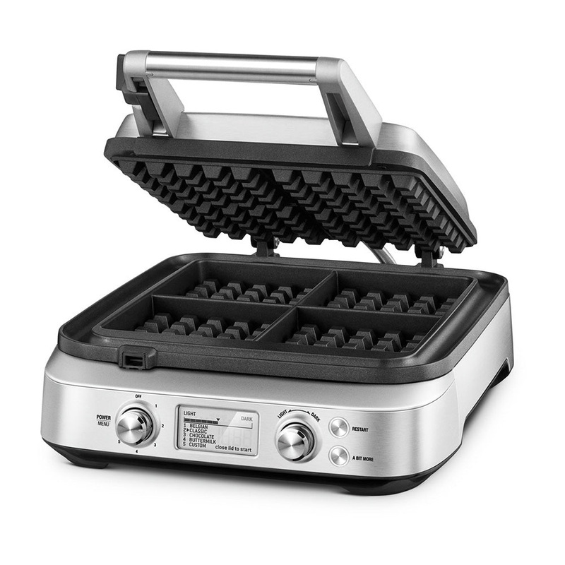 Breville BWM640BSS the Smart Waffle 4-slice Waffle Maker