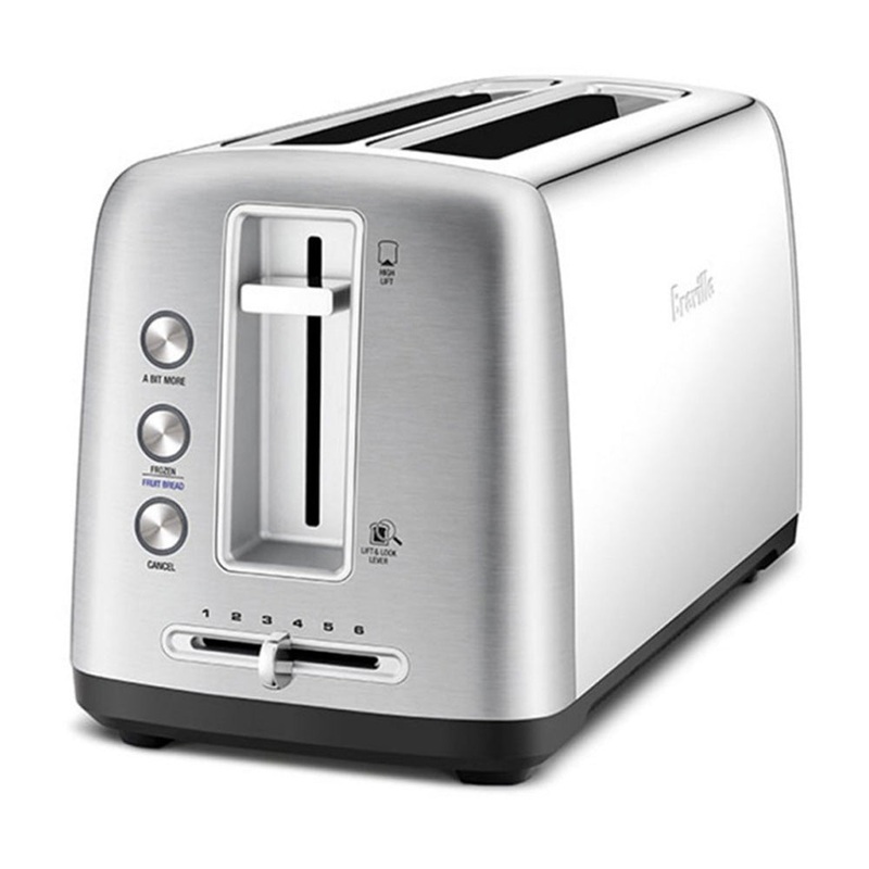 Breville LTA650BSS The Toast Control Long 4-Slice Toaster