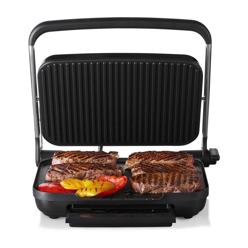 Sunbeam GRM7000SS Caf Style 6-Slice Sandwich Press & Grill