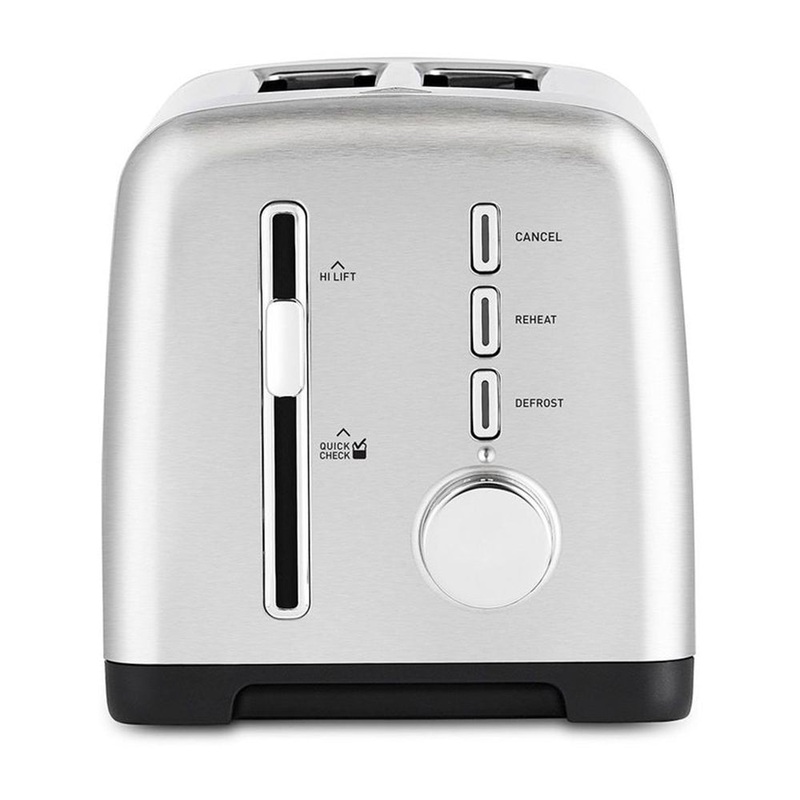 Sunbeam TAM1002SS Long Slot 2 Slice Stainless Toaster