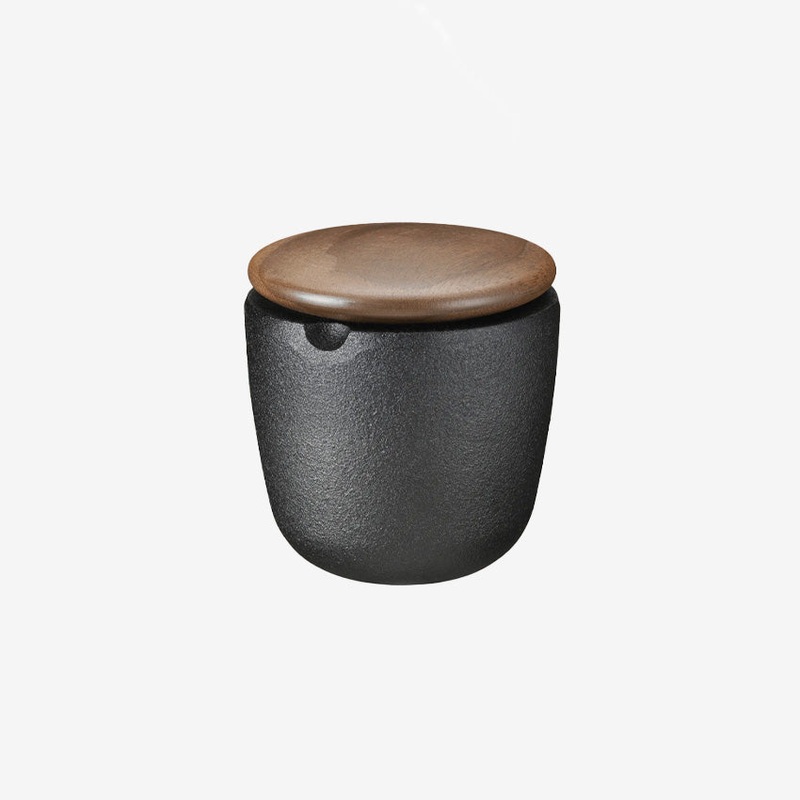 Skeppshult | Swing Salt Bowl With Walnut Lid