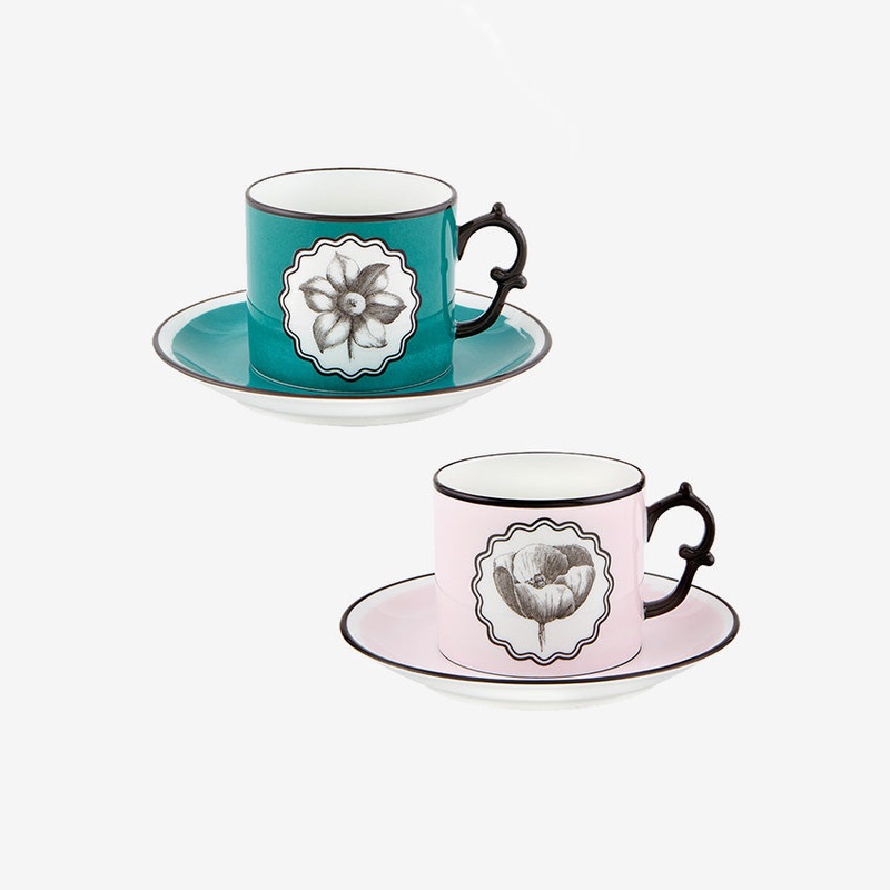 Vista Alegre | Christian Lacroix - Herbariae Tea Cups & Saucer Set of 2