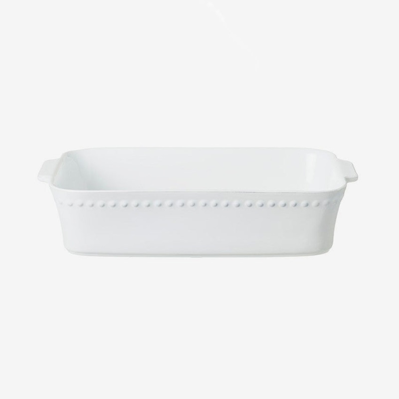 Costa Nova | Pearl White Rectangle Baker Large