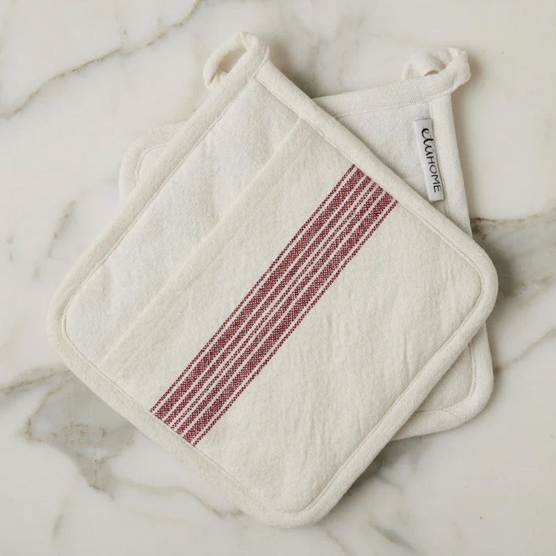 etHOME | Linen Pot Holder - Set Of 2