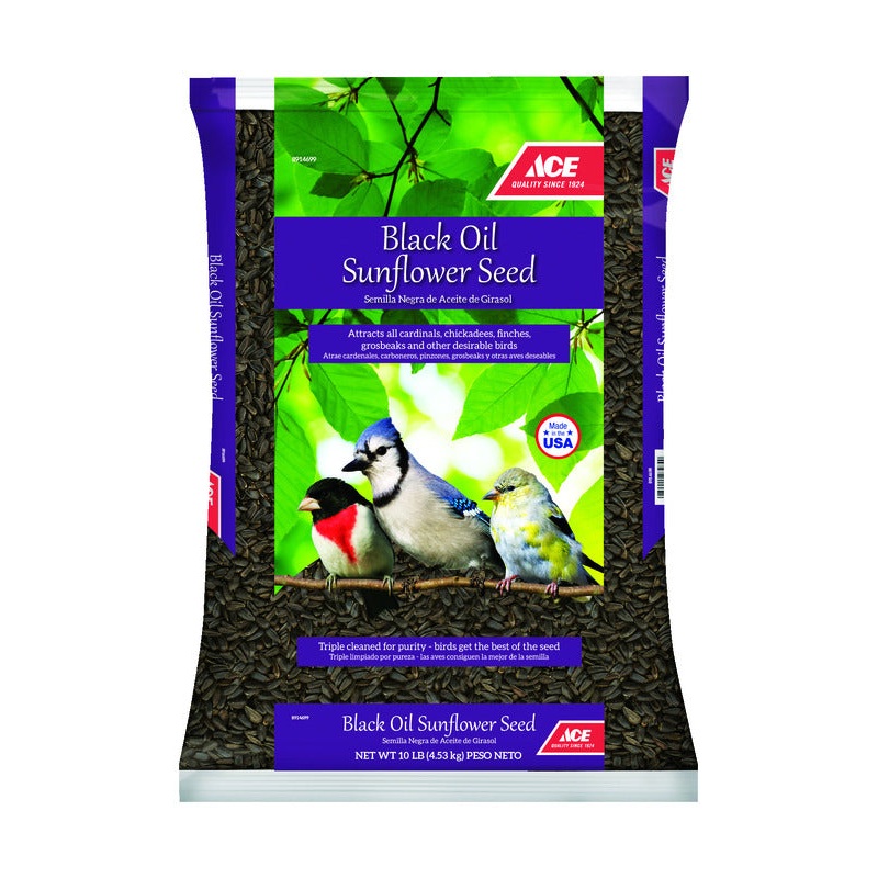 Ace Black Oil Sunflower Seed Wild Bird Food