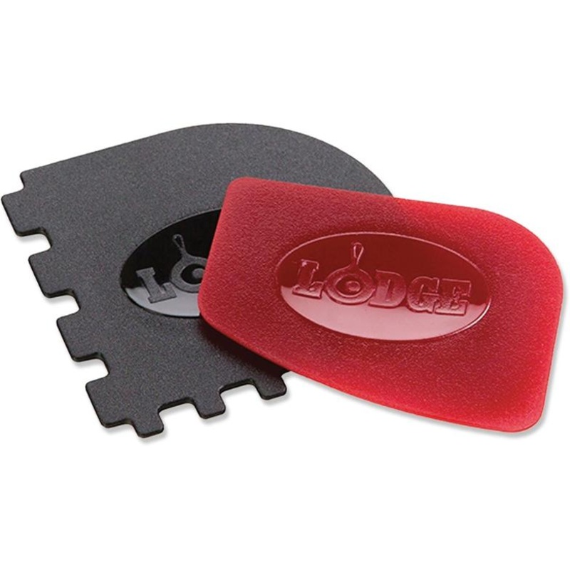 Grill Pan Scraper - Red & Black