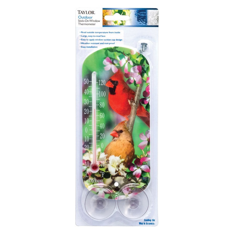 Outdoor Stick-On Window Thermometer