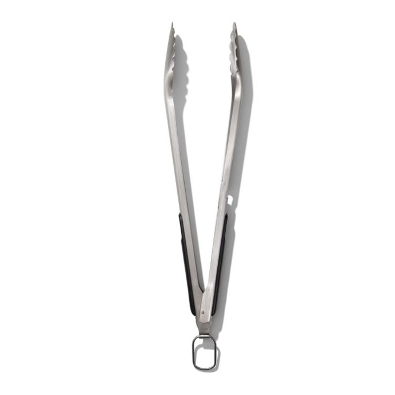 OXO Grilling Tongs with Built-In Bottle Opener