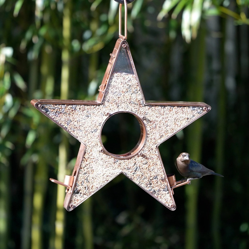 Star Fly-Thru Bird Feeder