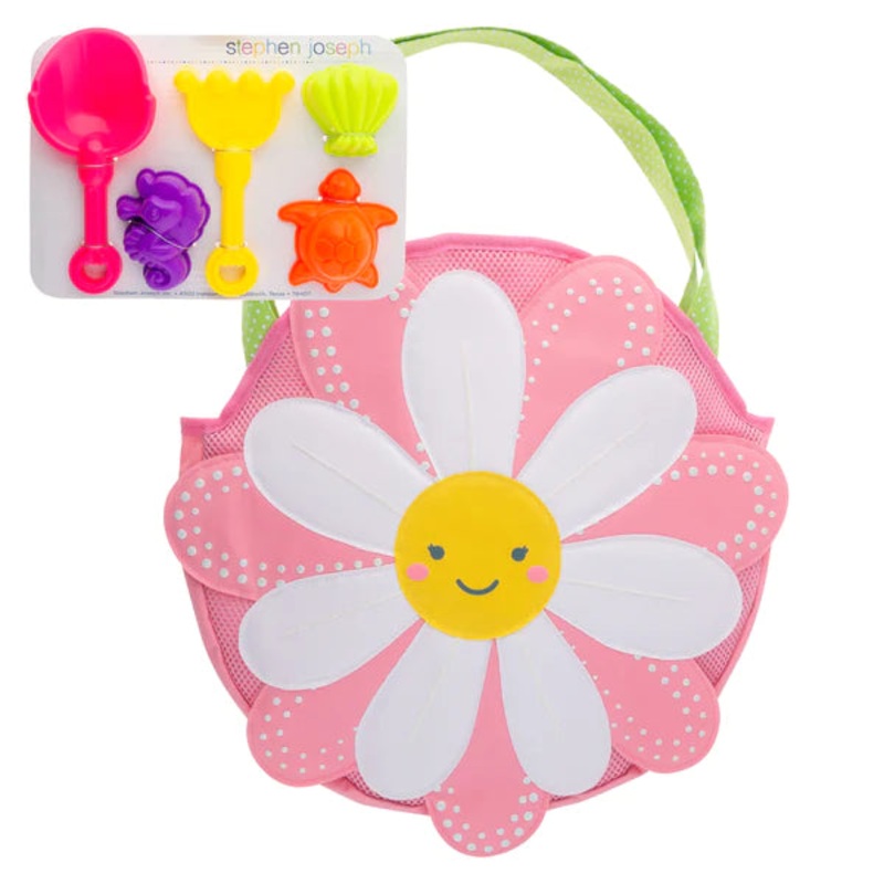Stephen Joseph - Beach Tote and Sand Toys - Flower
