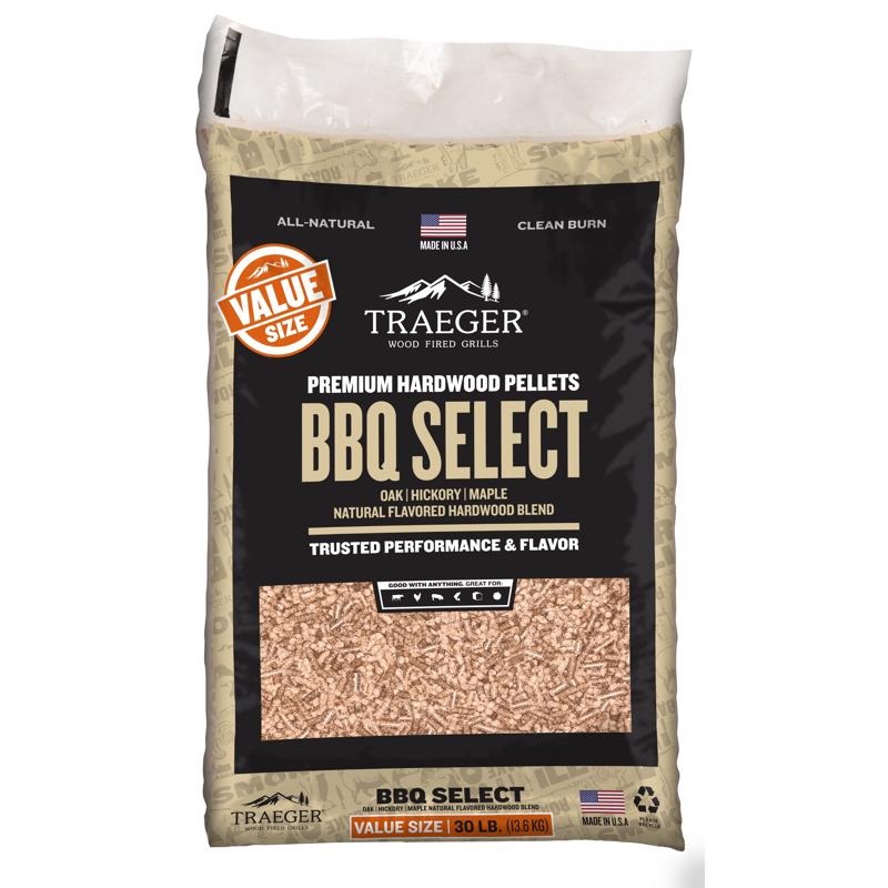 Traeger Select All Natural BBQ Wood Pellet - 30lb