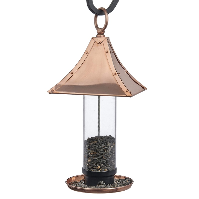 Palazzo Bird Feeder - Polished Copper