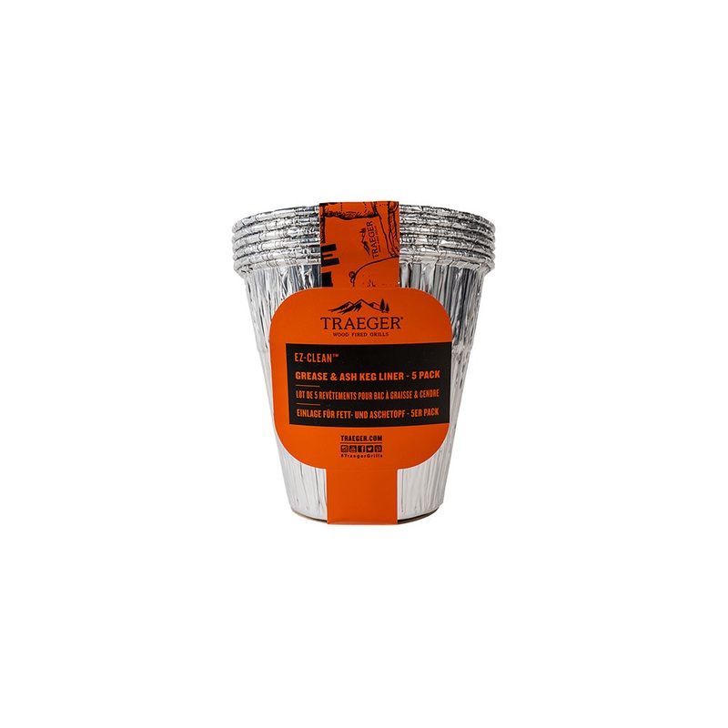 Traeger - EZ-Clean Aluminum Grease & Ash Keg Liner