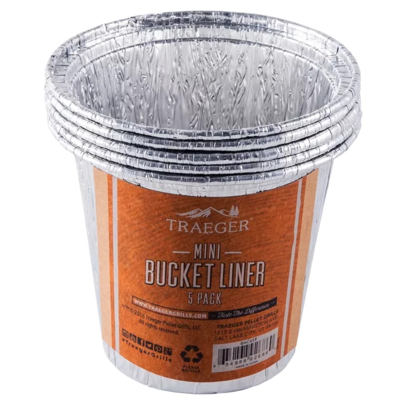 Traeger - Mini Aluminum Grease Bucket Liners