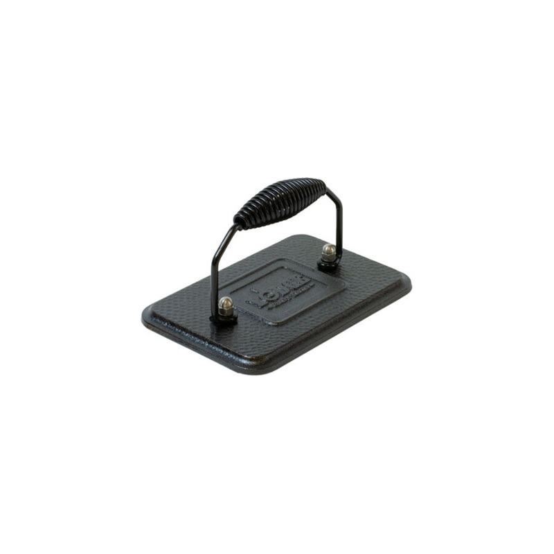Cast Iron Grill Press - 6.75 x 4.5 Inch
