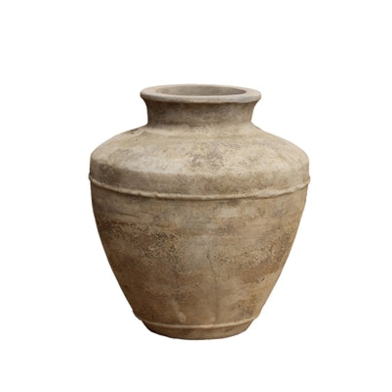 Sandy Terracotta Small Roman Vase