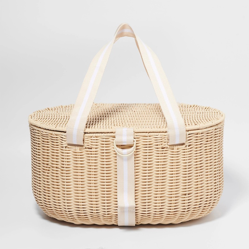 Sunny Life - Le Weekend Natural Large Picnic Basket