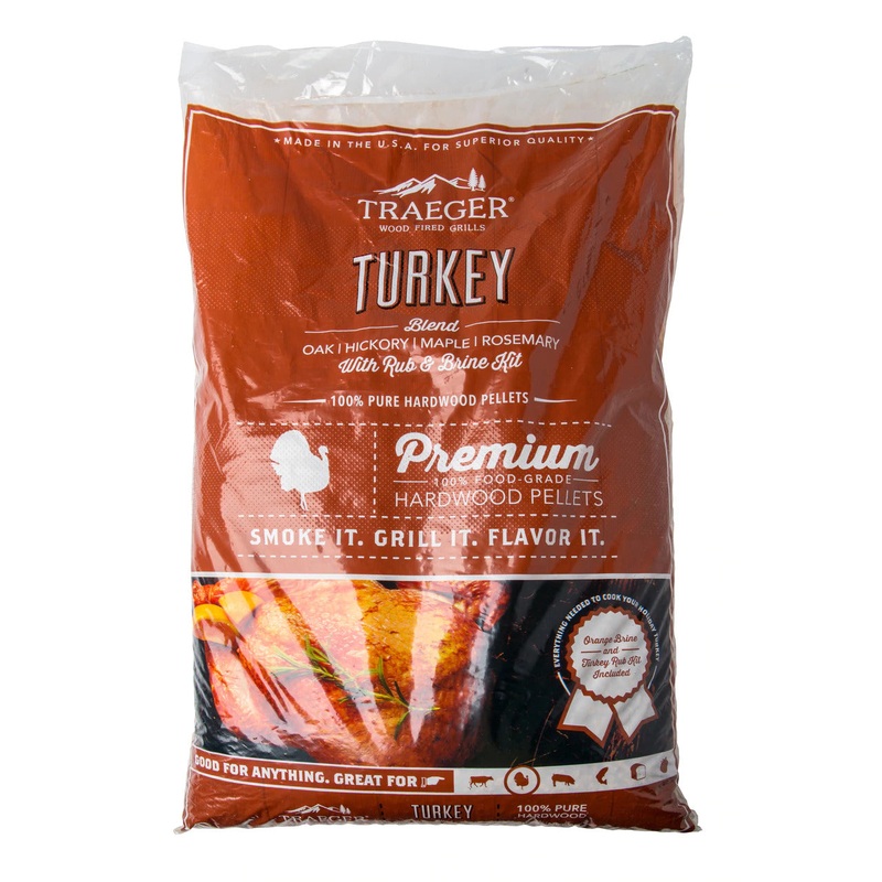 Traeger Turkey Blend w/ Brine Kit Wood Pellets - 20lb