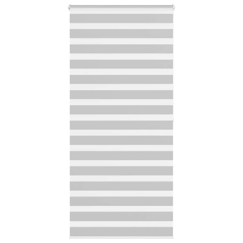 Store zbre gris clair largeur du tissu 95,9 cm polyester